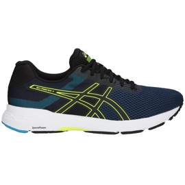 Asics Gel Phoenix 9 T822N 400 men's running shoes black navy blue yellow