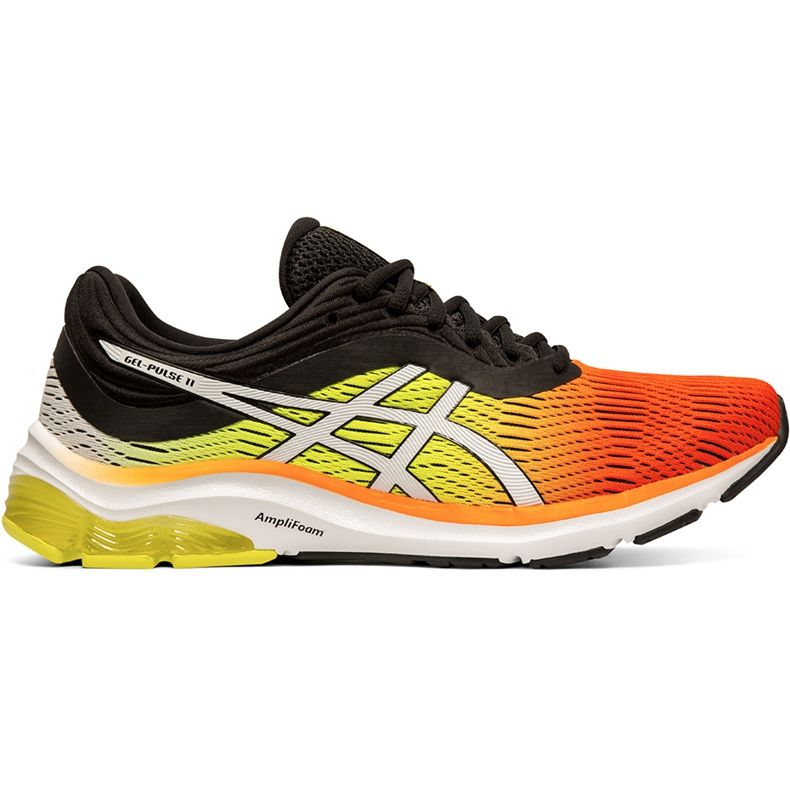 Men's running shoes Asics Gel Pulse 11 black and orange 1011A550 800 multicolored