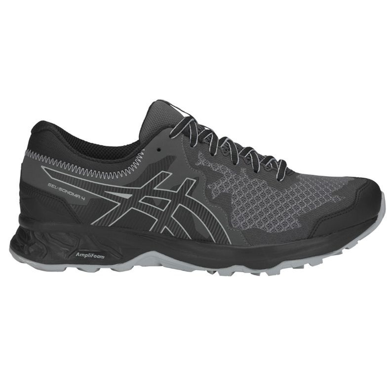 Asics Gel Sonoma 4 black and gray 1011A177 002 men's running shoes grey