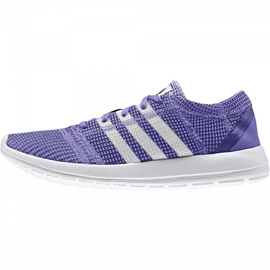 Running shoes adidas element refine tricot W B40629 purple blue