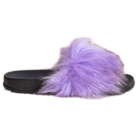SHELOVET Stylish slippers purple