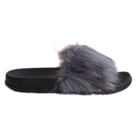 SHELOVET Stylish slippers grey