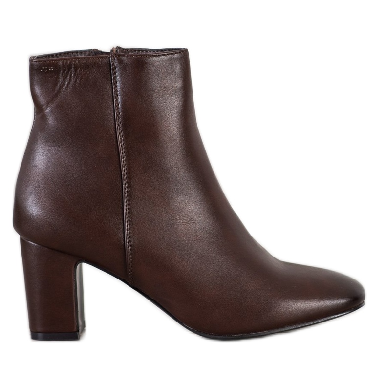 Super Mode Classic high-heeled boots brown Super Mode Classic high-heeled boots brown