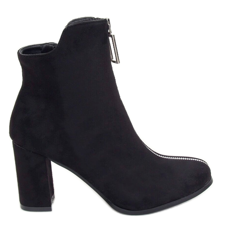 Black high-heeled boots 0-320 Black
