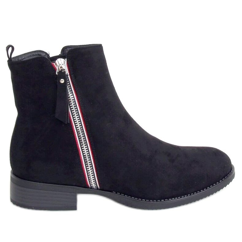 Black Women's black boots 168-287 Black