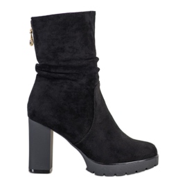 Bella Paris High Platform Boots black