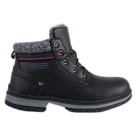 Arrigo Bello Tied Booties With Warming black