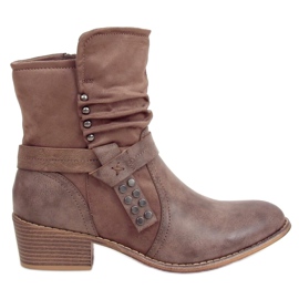 Women's beige boots Z1122 Khaki