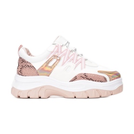Vices 8540-45-pink white golden