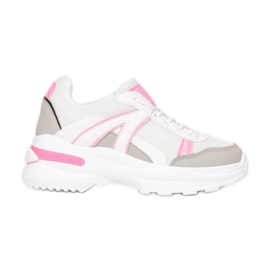 Vices 8539-83-white / pink grey