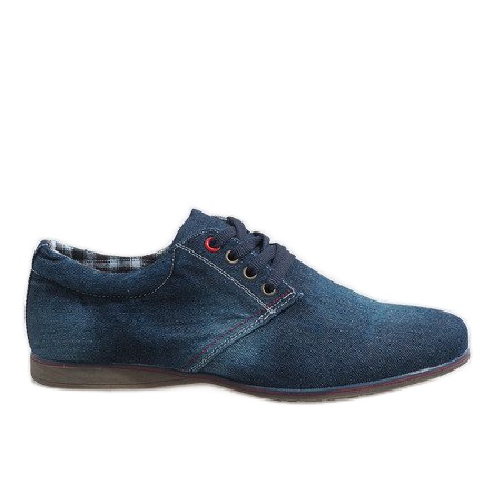 Elegant navy blue shoes B16-59 Elegant navy blue shoes B16-59