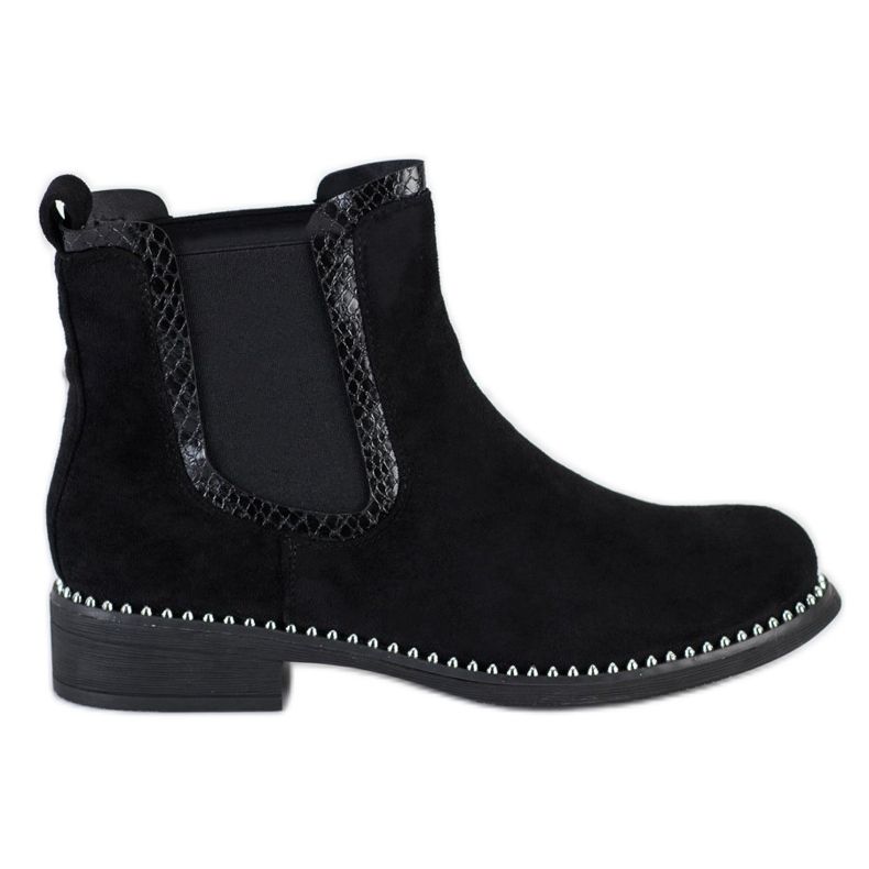 Bestelle Black Suede Jodhpur boots Bestelle Black Suede Jodhpur boots