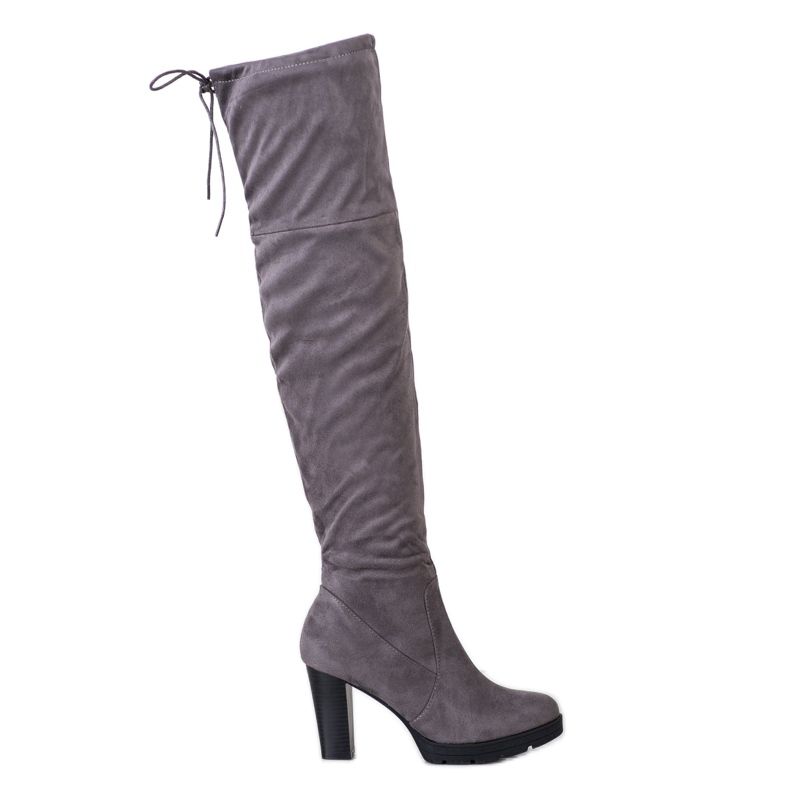 Balada Gray Over The Knee Boots grey
