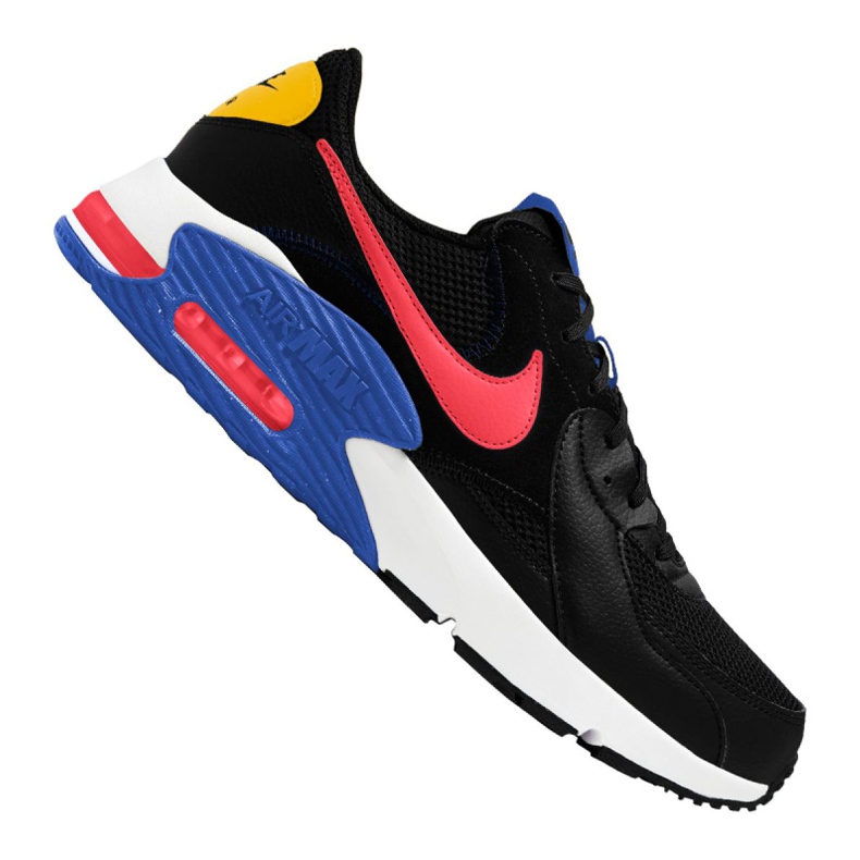 Nike Air Max Excee M CD4165-008 shoe black red yellow