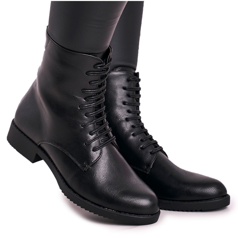 PJ1 Classic Women's Warm Boots With Decorative Black Simple Zipper