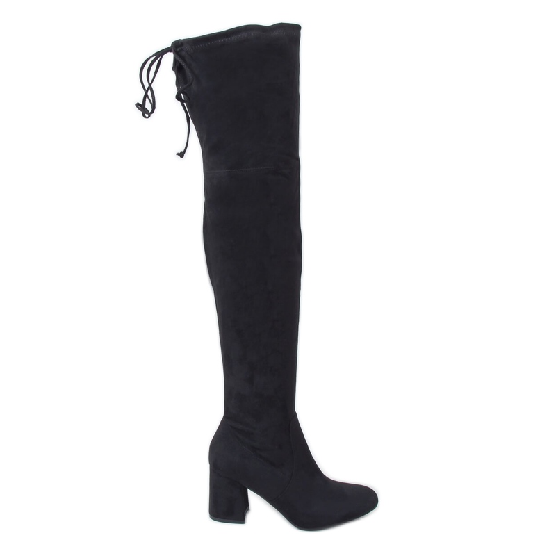 Black high-heeled boots 2C1X1809-27 Black