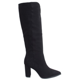Classic boots with a cut black RB89P Black