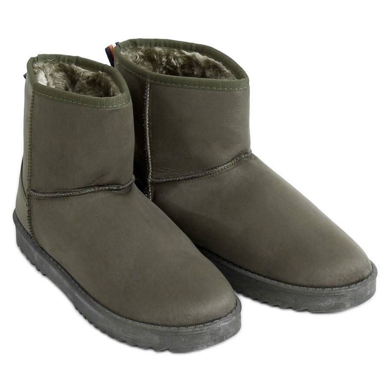 Green women's snow boots HX-038 Green