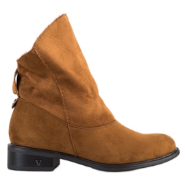 Weide Boots With A Wide Upper brown