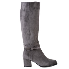 Small Swan Warm gray boots