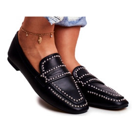 LU BOO Women's loafers Lords Black Harriet jets