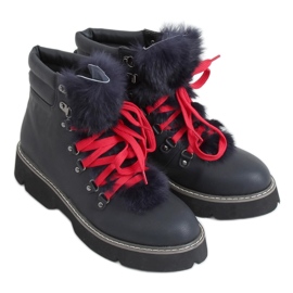 Navy blue boots 3142 Navy