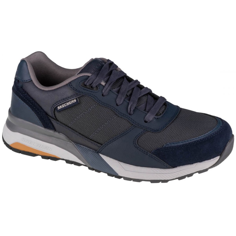 Skechers Norgen-Westlow M 66288-NVY Shoes navy blue grey