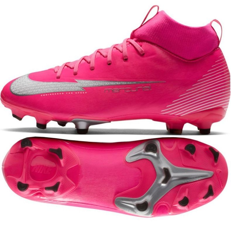 Nike Mercurial Superfly 7 Academy Mg Jr DB5609 611 football shoes multicolored pink