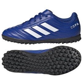 Adidas Copa 20.4 Tf Jr EH0931 football boots multicolored blue Adidas Copa 20.4 Tf Jr EH0931 football boots multicolored blue