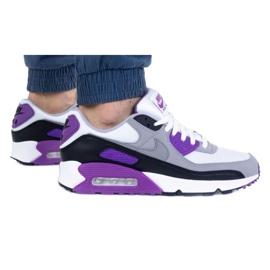 Nike Air Max 90 M CD0881-104 white black purple grey