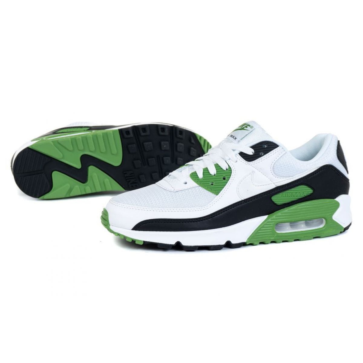 green white black air max