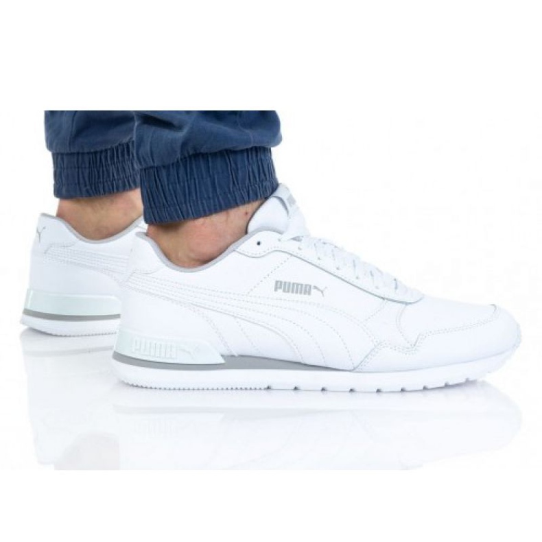 Puma St Runner V2 Full LM 365277 16 shoes white grey