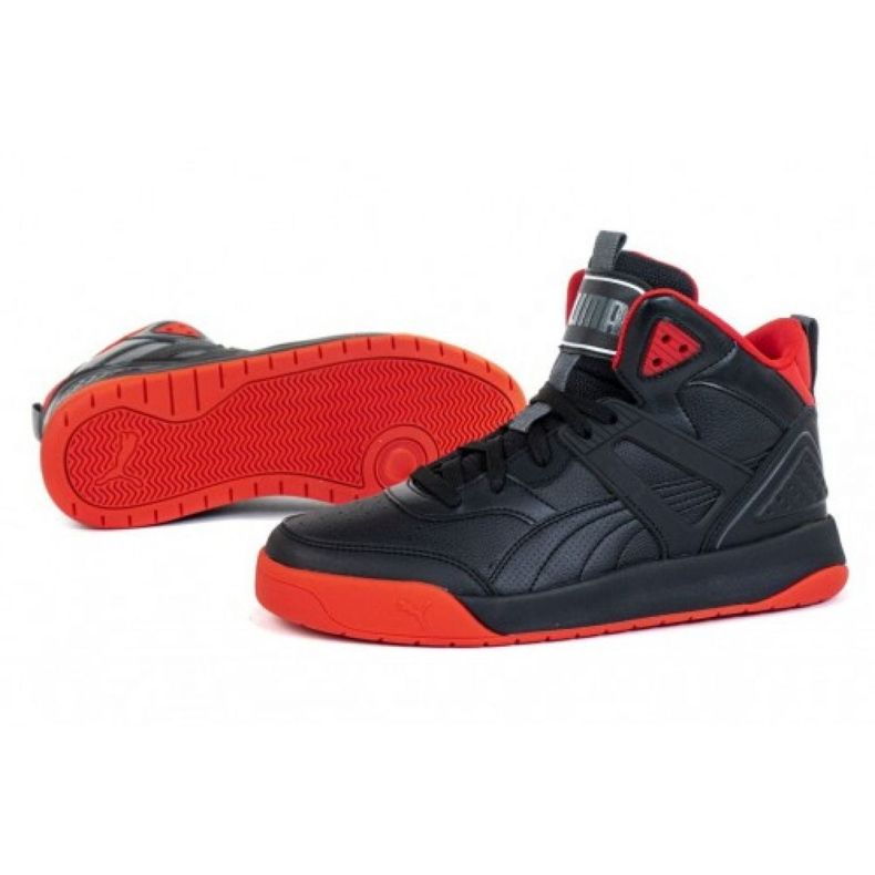 Puma Backcourt Mid M 374139 03 black red
