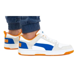 Puma Rebound Layup Lo Sd M 370539 04 white blue orange grey