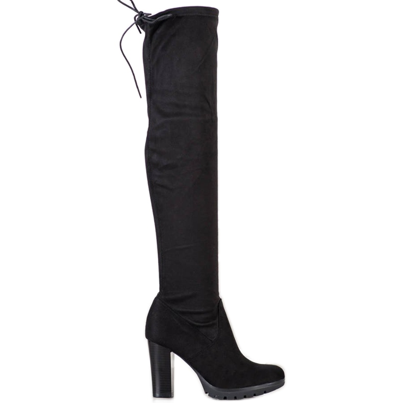 SHELOVET Stylish Black Musketeers SHELOVET Stylish Black Musketeers