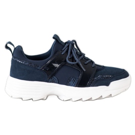 Kylie Light Navy Blue Sneakers