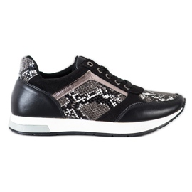 Kylie Fashionable Sneakers white black grey Kylie Fashionable Sneakers white black grey