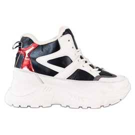 Seastar Sport Fashion Booties white black red