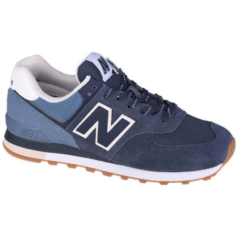 New Balance U ML574GRE shoes white navy blue blue