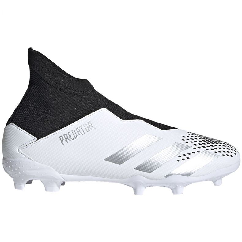 Adidas Predator 20.3 Ll Fg Jr FW9212 football boots white white Adidas Predator 20.3 Ll Fg Jr FW9212 football boots white white