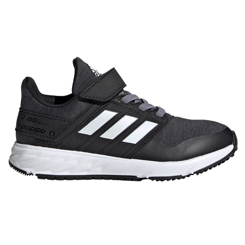 Adidas FortaFaito El K children's shoes black and gray EE7309 grey