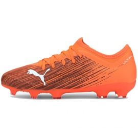 Puma Ultra 3.1 Fg Ag Jr 106098 01 football boots multicolored, orange oranges and reds