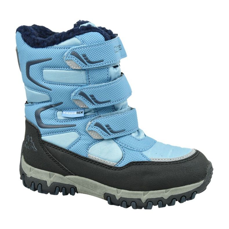 Kappa Great Tex Jr 260558K-6467 winter shoes black blue