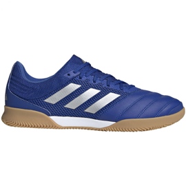 Adidas Copa 20.3 In Sala M EH1492 football boots silver, blue blue Adidas Copa 20.3 In Sala M EH1492 football boots silver, blue blue