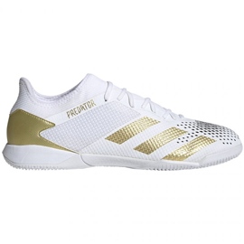 Adidas Predator 20.3 L In M FW9192 football boots white golden Adidas Predator 20.3 L In M FW9192 football boots white golden