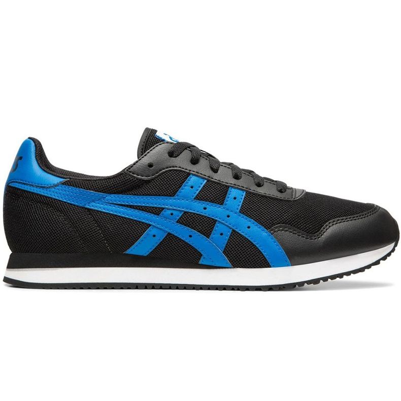 Asics Tiger Runner black and blue 1191A207 004 men's shoes multicolored