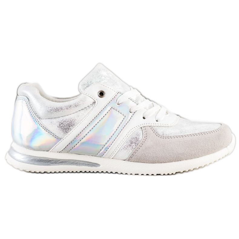 Goodin Stylish Sport Shoes white silver grey Goodin Stylish Sport Shoes white silver grey