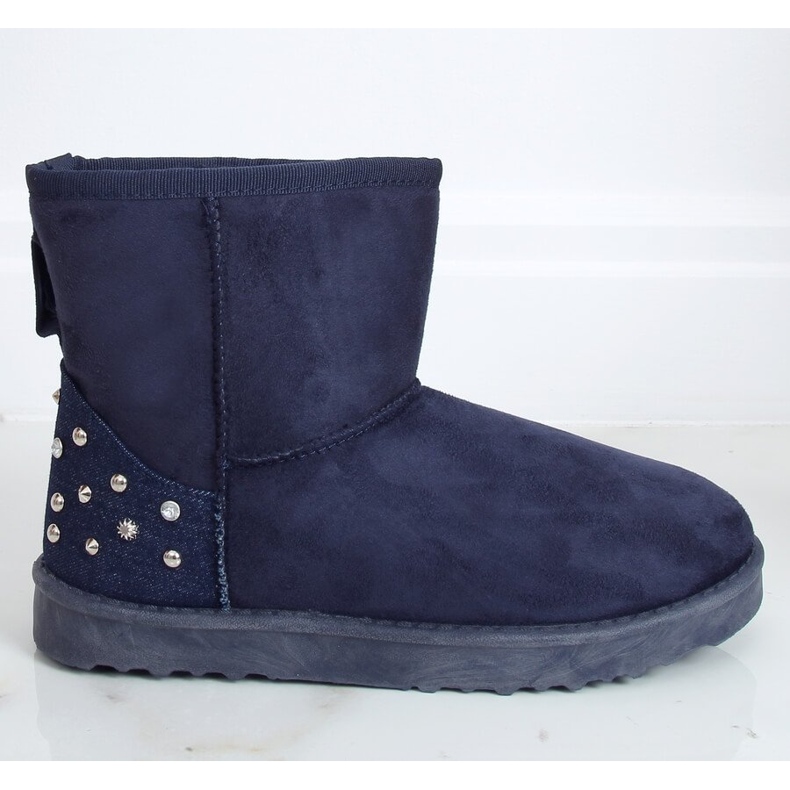Women's blue snow boots M297 Blue