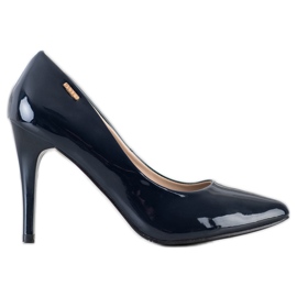 Goodin Lacquered pumps navy blue Goodin Lacquered pumps navy blue