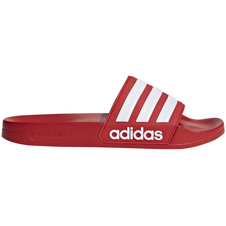 Adidas Adilette Shower red AQ1705 men's slippers white